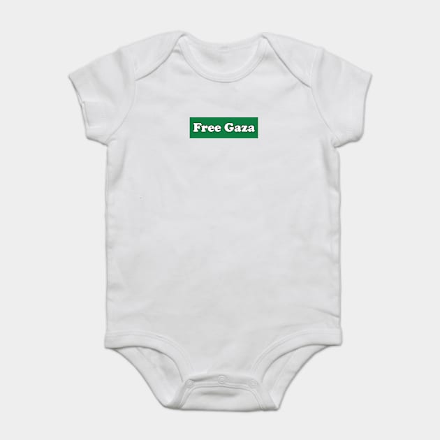 Free Gaza Baby Bodysuit by empathyhomey